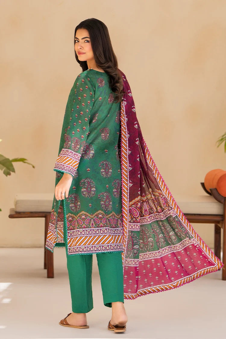 Shop 3-PC Unstitched Printed Lawn Suit Online Now