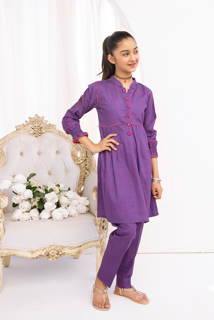 2-PC Stitched Printed Lawn Suit