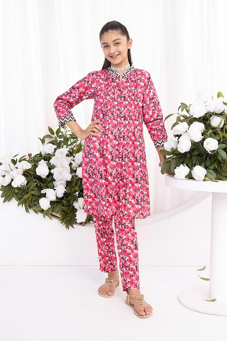 2-PC Stitched Printed Lawn Suit