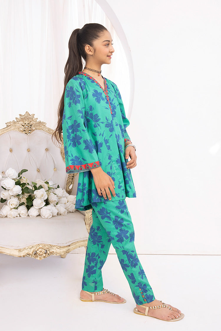 2-PC Stitched Printed Lawn Suit