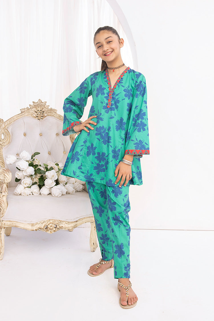 2-PC Stitched Printed Lawn Suit