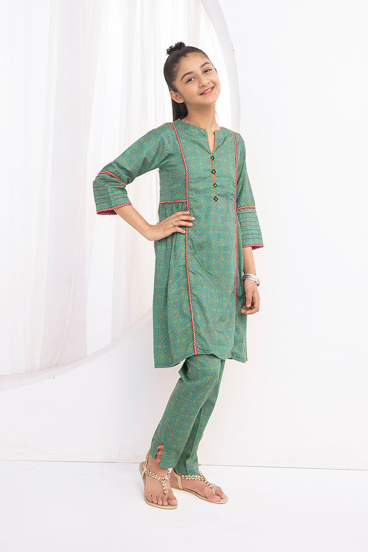 2-PC Stitched Printed Lawn Suit