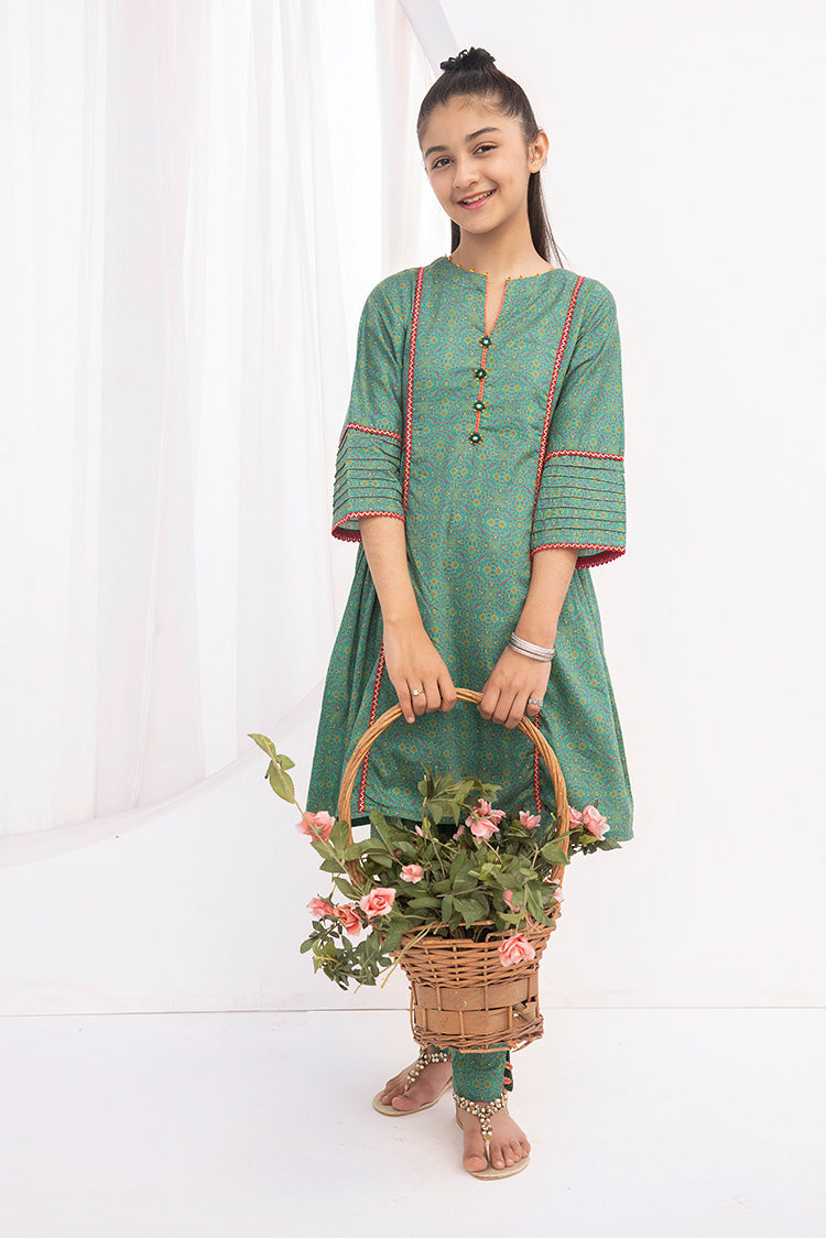 2-PC Stitched Printed Lawn Suit