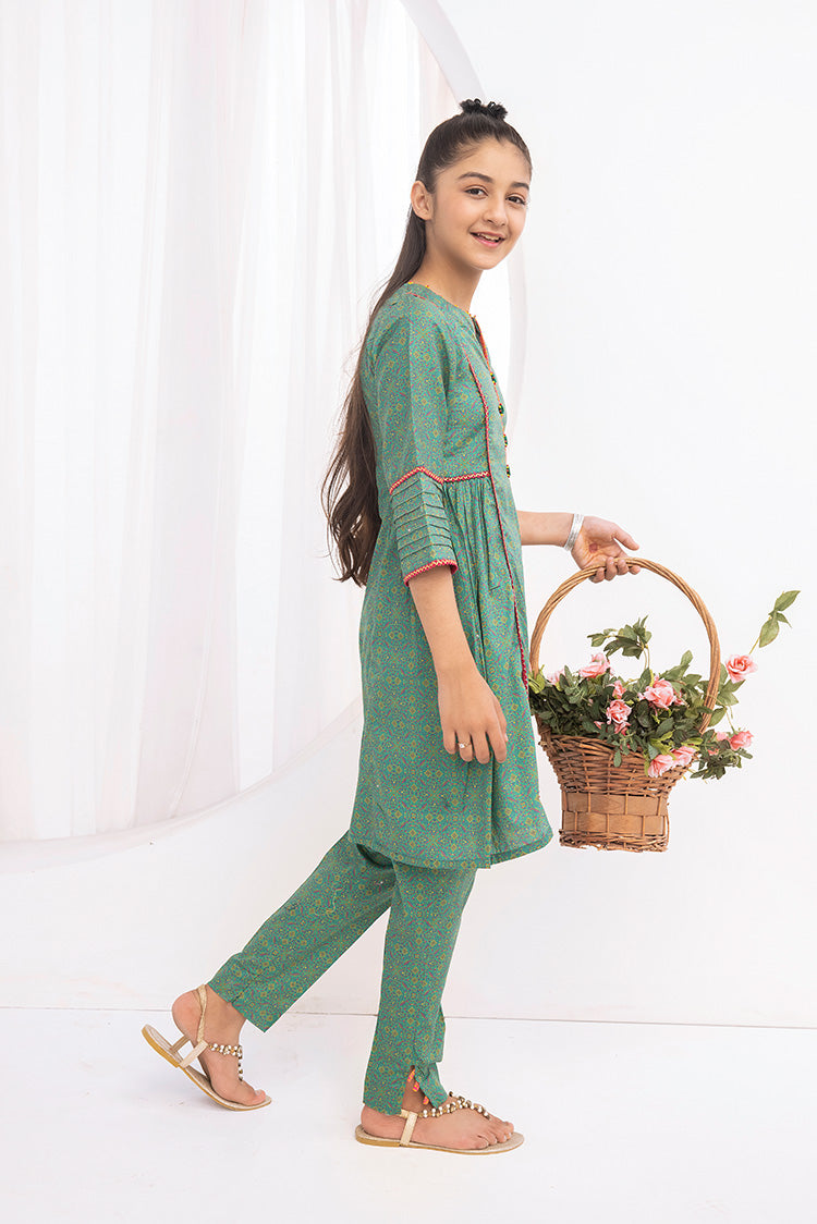 2-PC Stitched Printed Lawn Suit