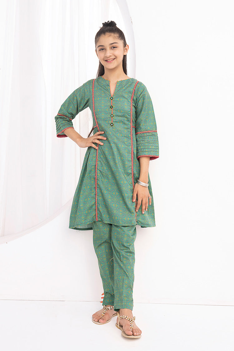 2-PC Stitched Printed Lawn Suit