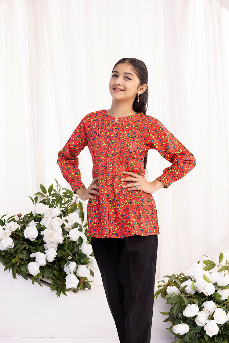 1-PC Stitched Printed Lawn Kurta