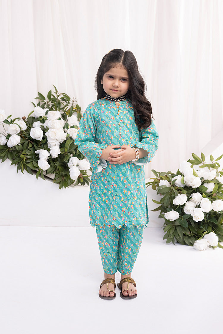 2-PC Stitched Printed Lawn Suit