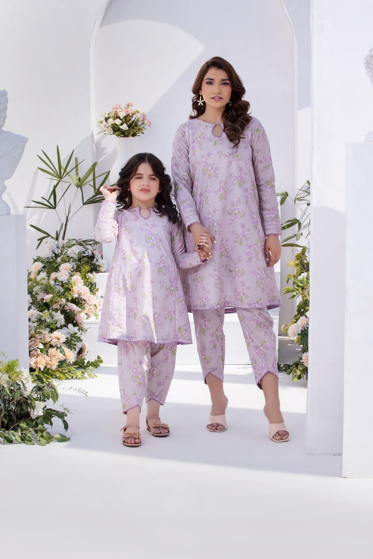 2-PC Stitched Printed Lawn Suit