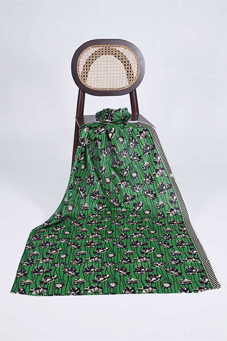 1-PC Unstitched Printed Cambric Kurti