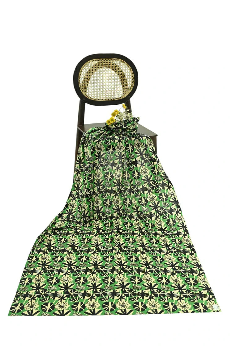 1-PC Unstitched Printed Cambric Kurti