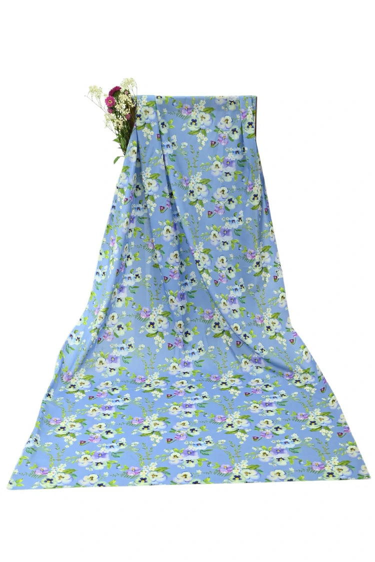 1-PC Unstitched Printed Cambric Kurti