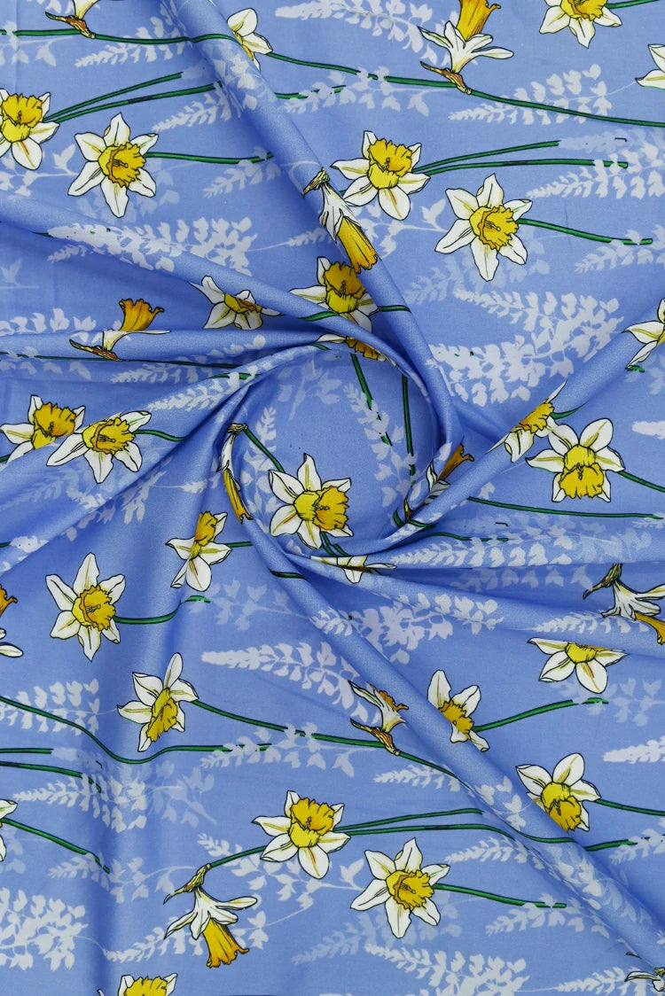 1-PC Unstitched Printed Cambric Kurti