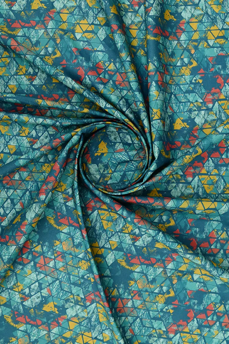 1-PC Unstitched Printed Cambric Kurti