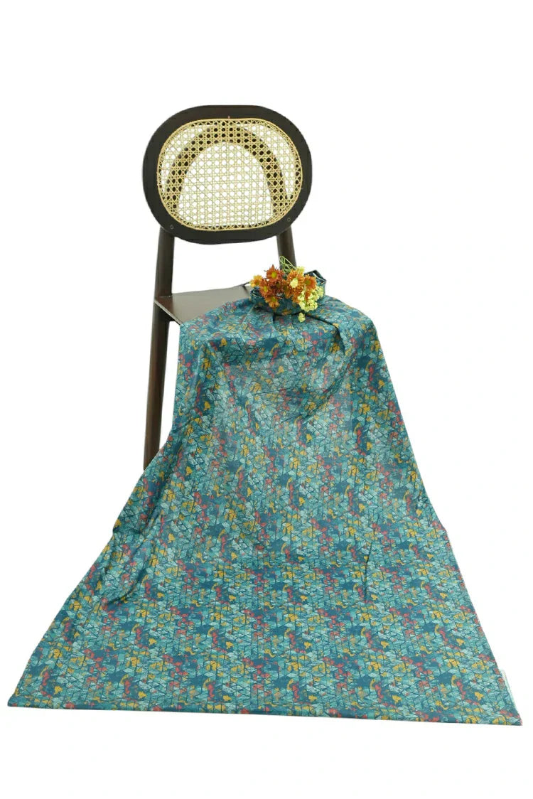 1-PC Unstitched Printed Cambric Kurti