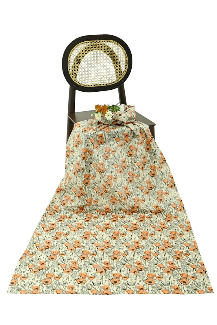 1-PC Unstitched Printed Cambric Kurti