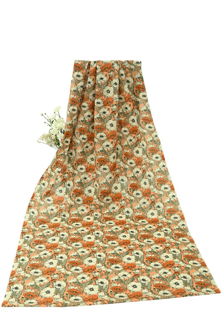 1-PC Unstitched Printed Cambric Kurti