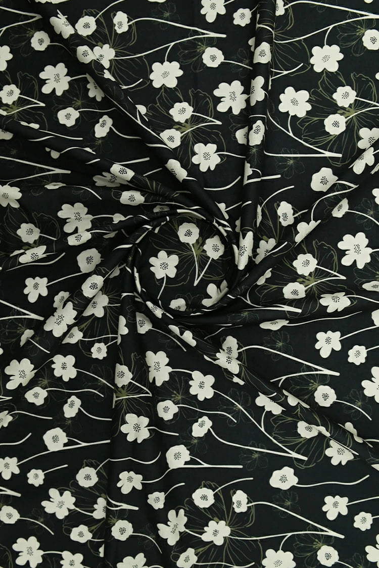 1-PC Unstitched Printed Cambric Kurti