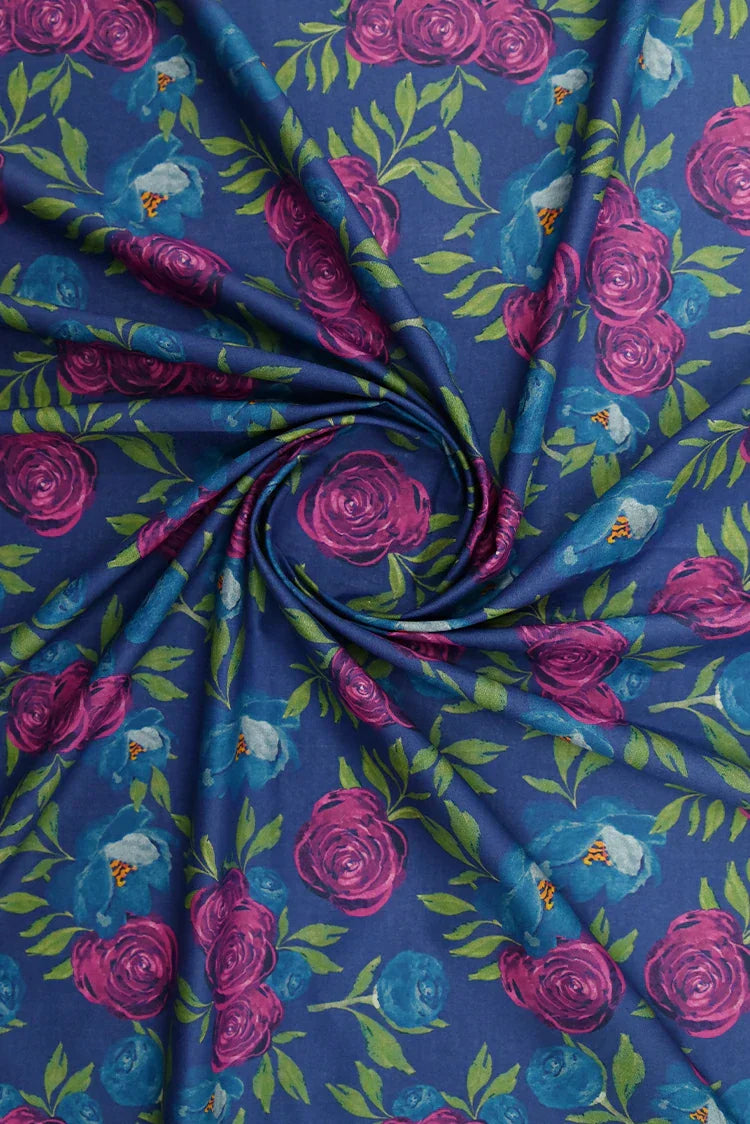 1-PC Unstitched Printed Cambric Kurti