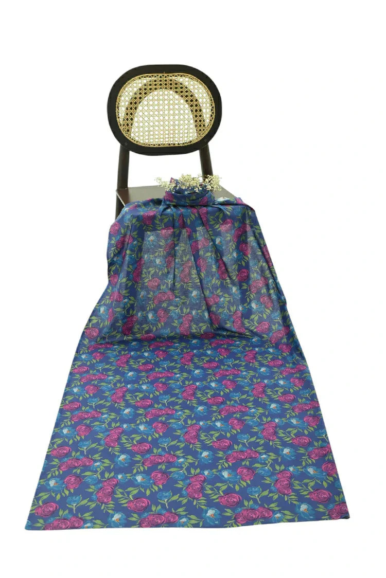 1-PC Unstitched Printed Cambric Kurti