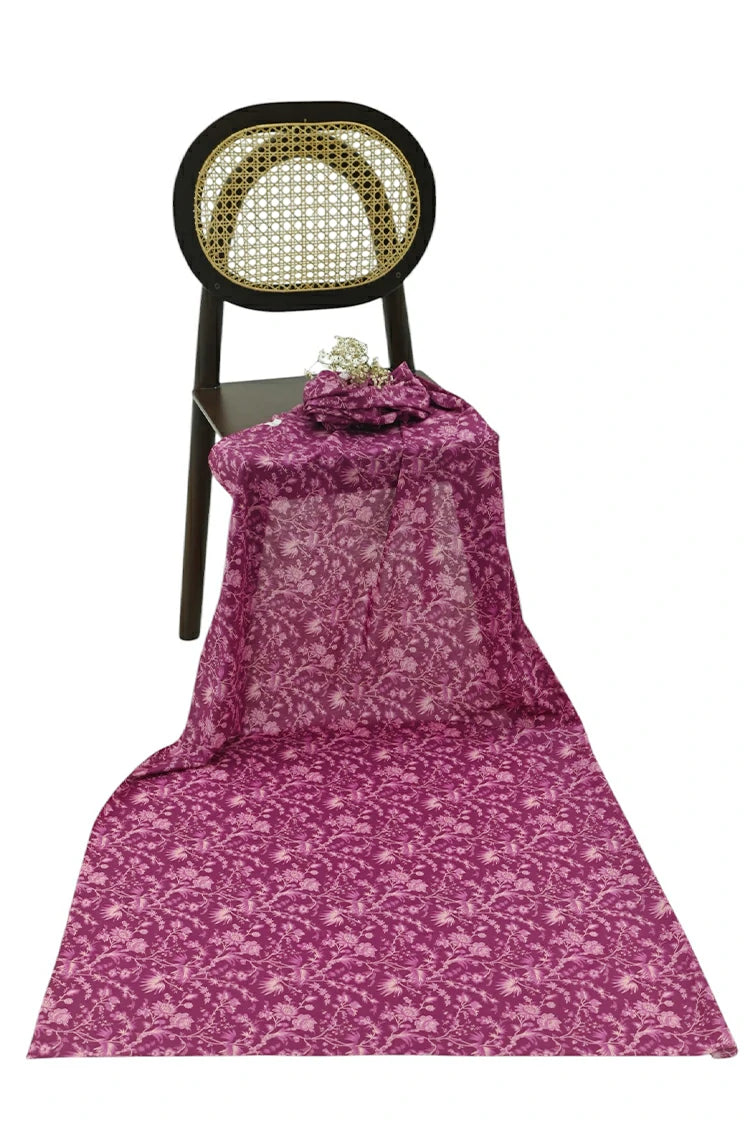 1-PC Unstitched Printed Cambric Kurti