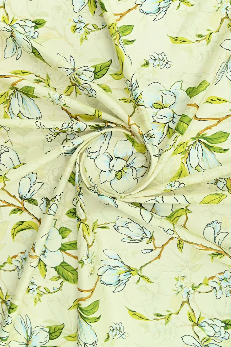 1-PC Unstitched Printed Cambric Kurti