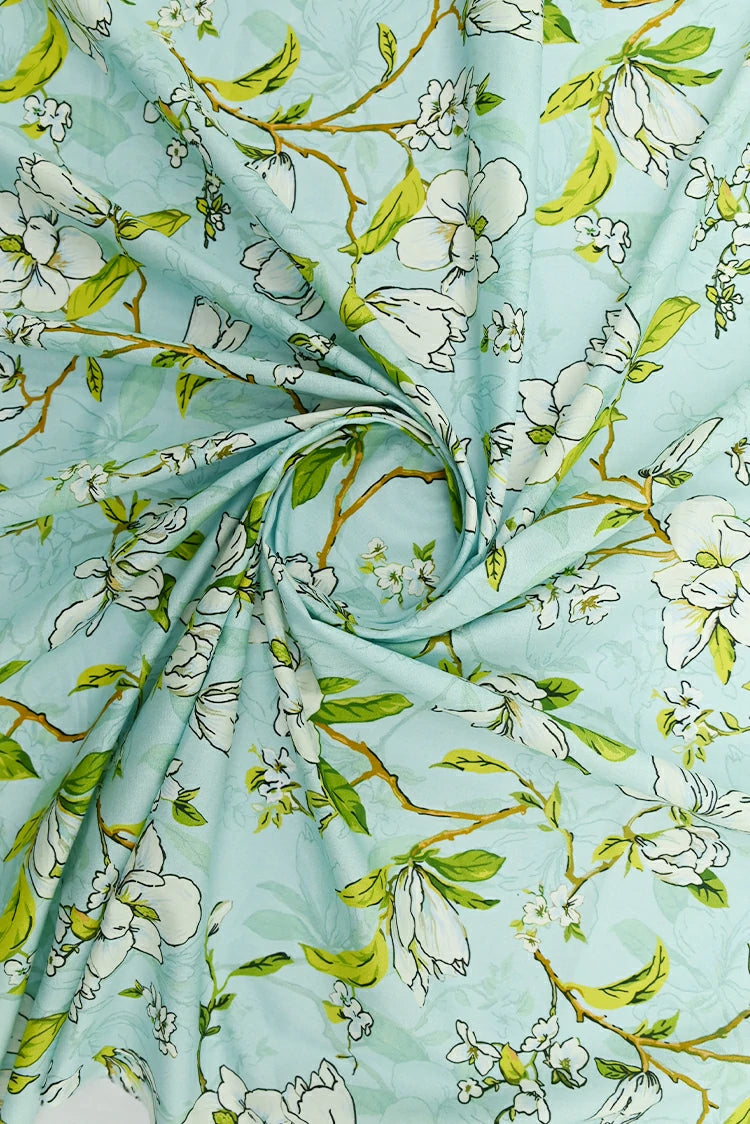 1-PC Unstitched Printed Cambric Kurti