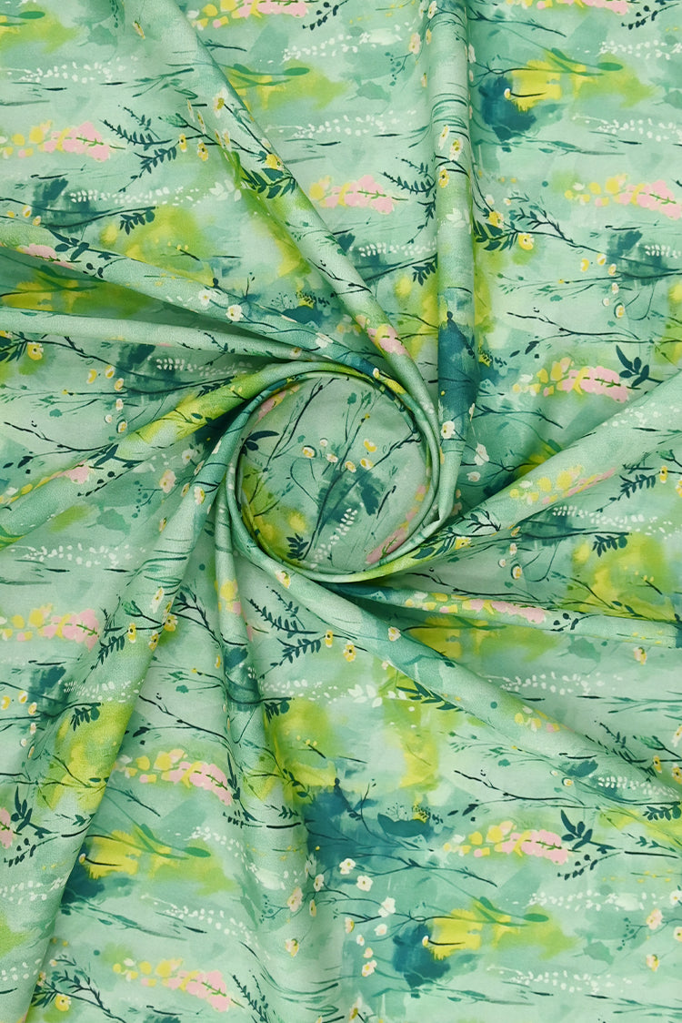 1-PC Unstitched Printed Cambric Kurti