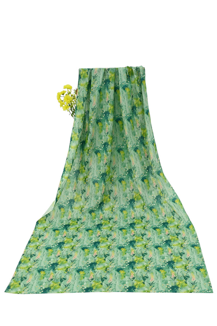 1-PC Unstitched Printed Cambric Kurti