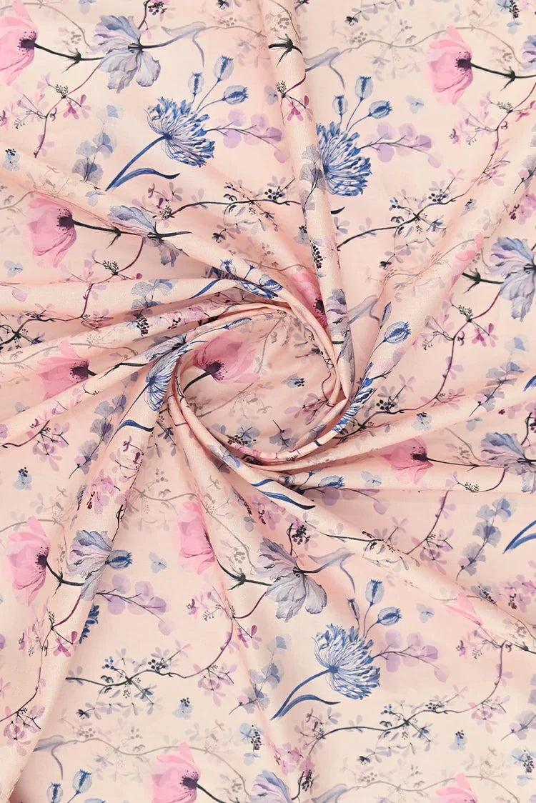 1-PC Unstitched Printed Cambric Kurti