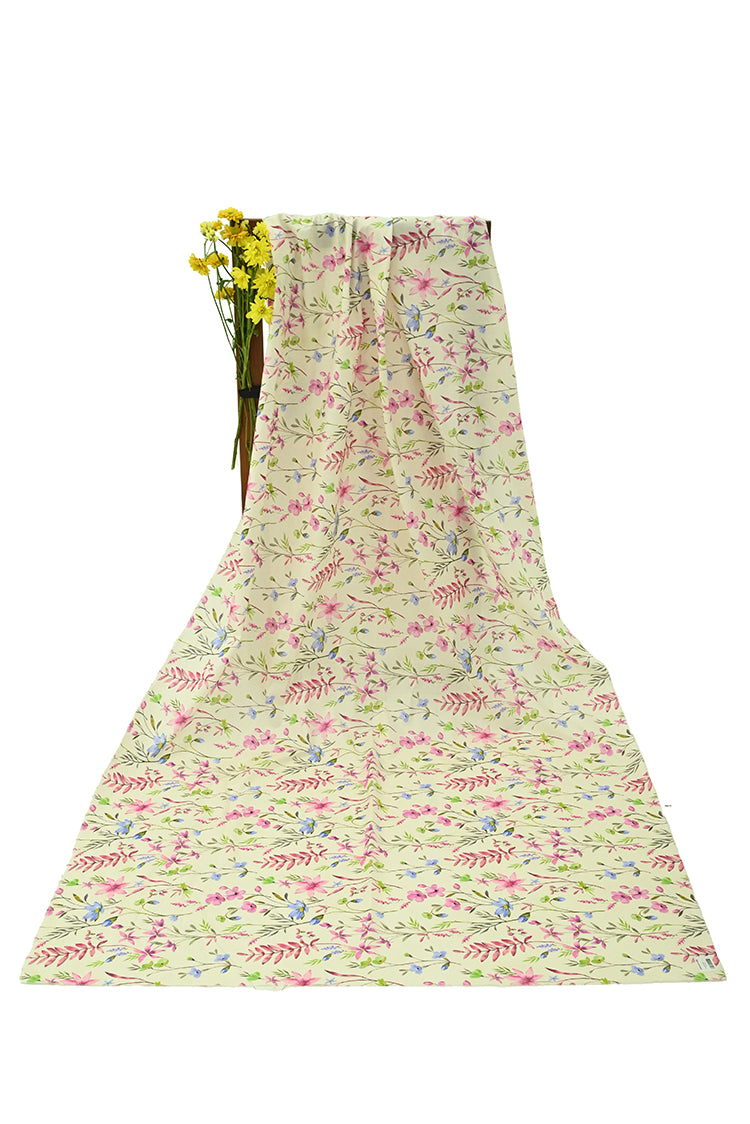 1-PC Unstitched Printed Cambric Kurti