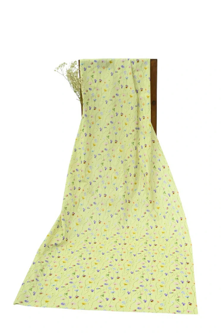 1-PC Unstitched Printed Cambric Kurti