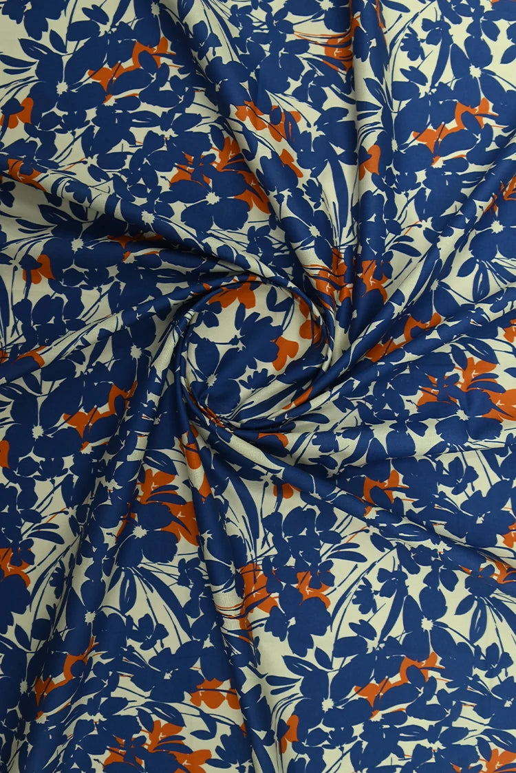 1-PC Unstitched Printed Cambric Kurti