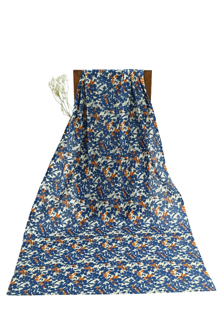 1-PC Unstitched Printed Cambric Kurti