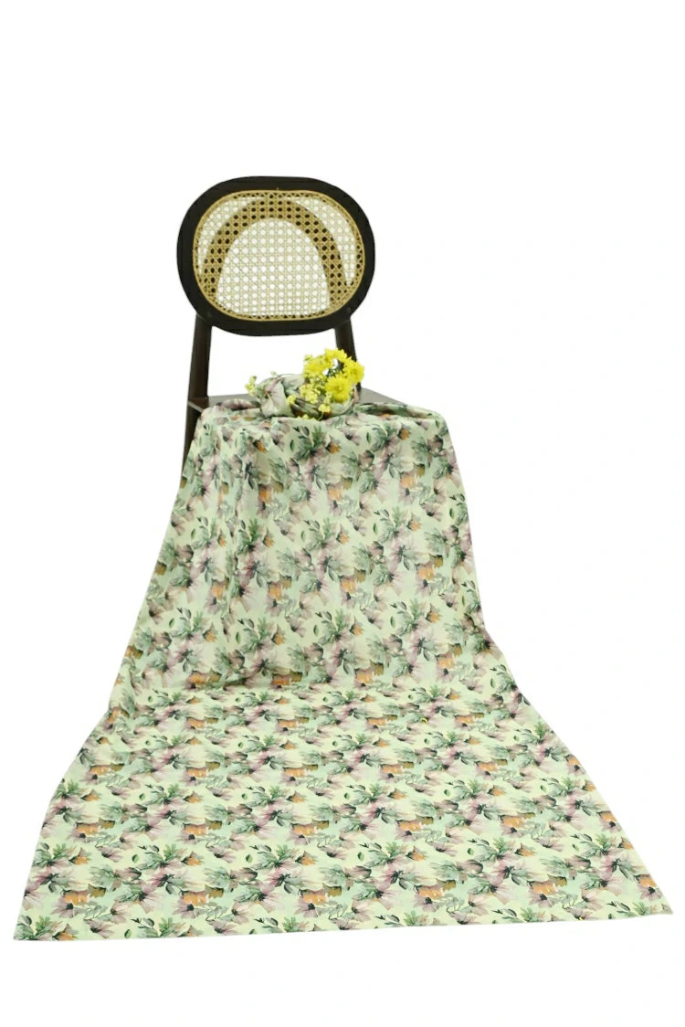 1-PC Unstitched Printed Cambric Kurti