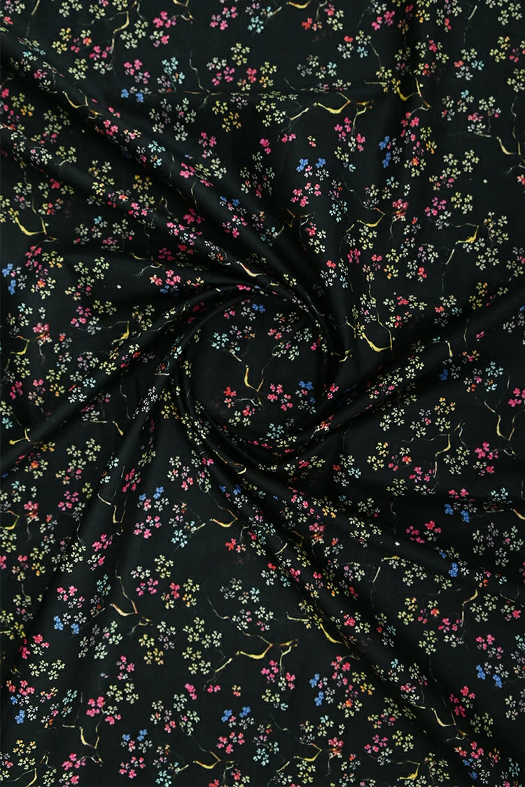 1-PC Unstitched Printed Cambric Kurti