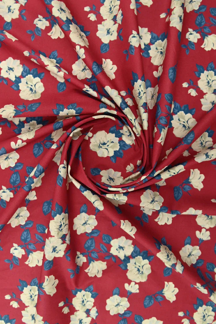 1-PC Unstitched Printed Cambric Kurti