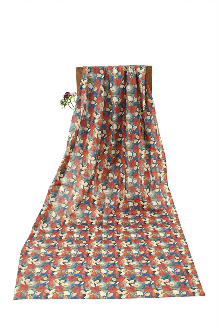 1-PC Unstitched Printed Cambric Kurti