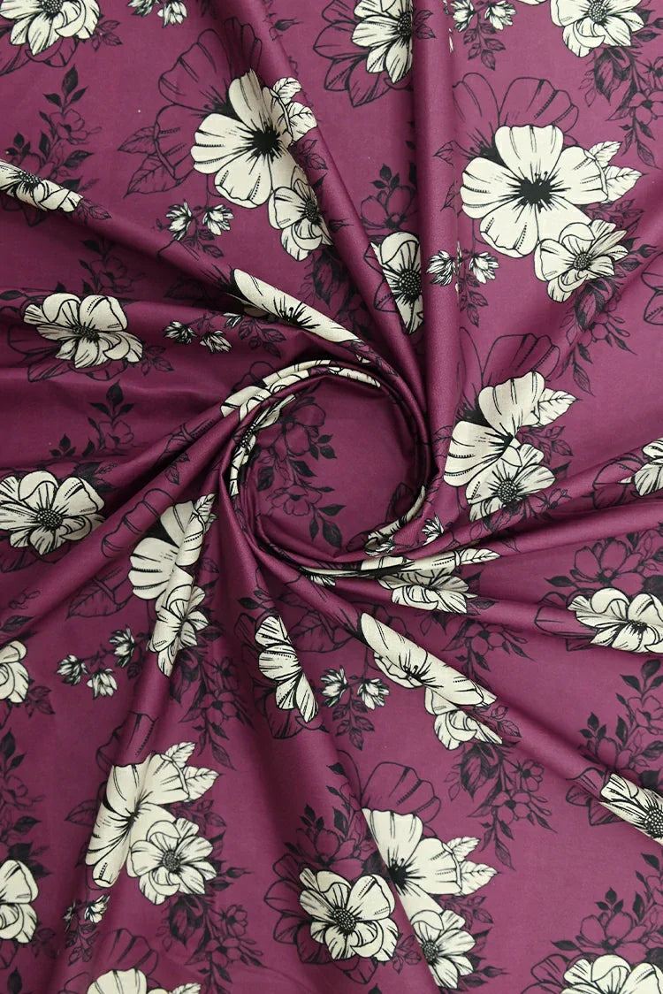 1-PC Unstitched Printed Cambric Kurti