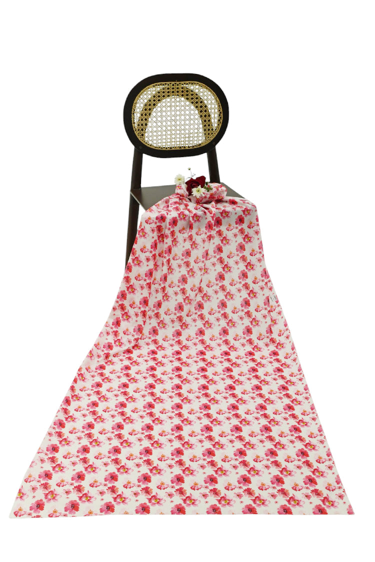 1-PC Unstitched Printed Cambric Kurti