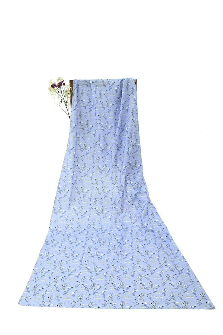 1-PC Unstitched Printed Cambric Kurti