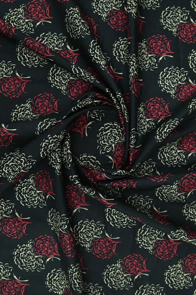 1-PC Unstitched Printed Cambric Kurti