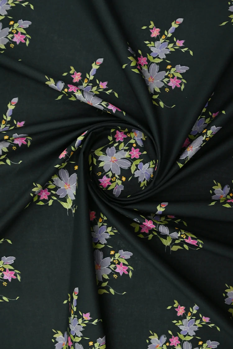 1-PC Unstitched Printed Cambric Kurti