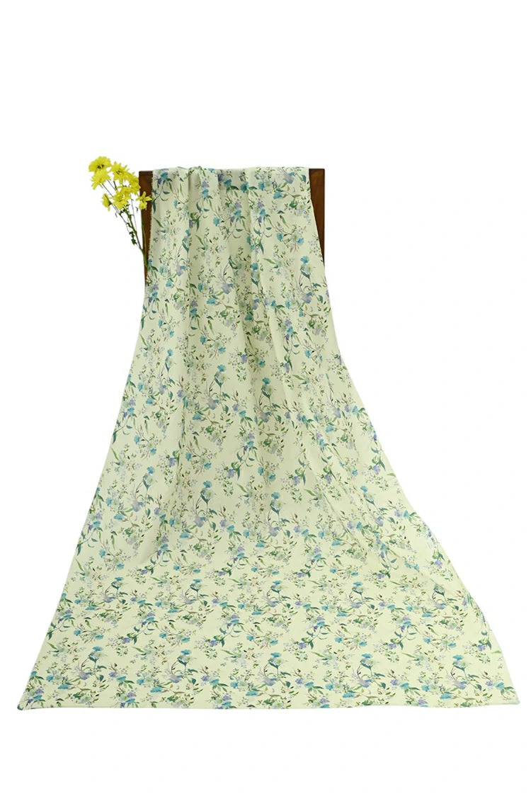 1-PC Unstitched Printed Cambric Kurti