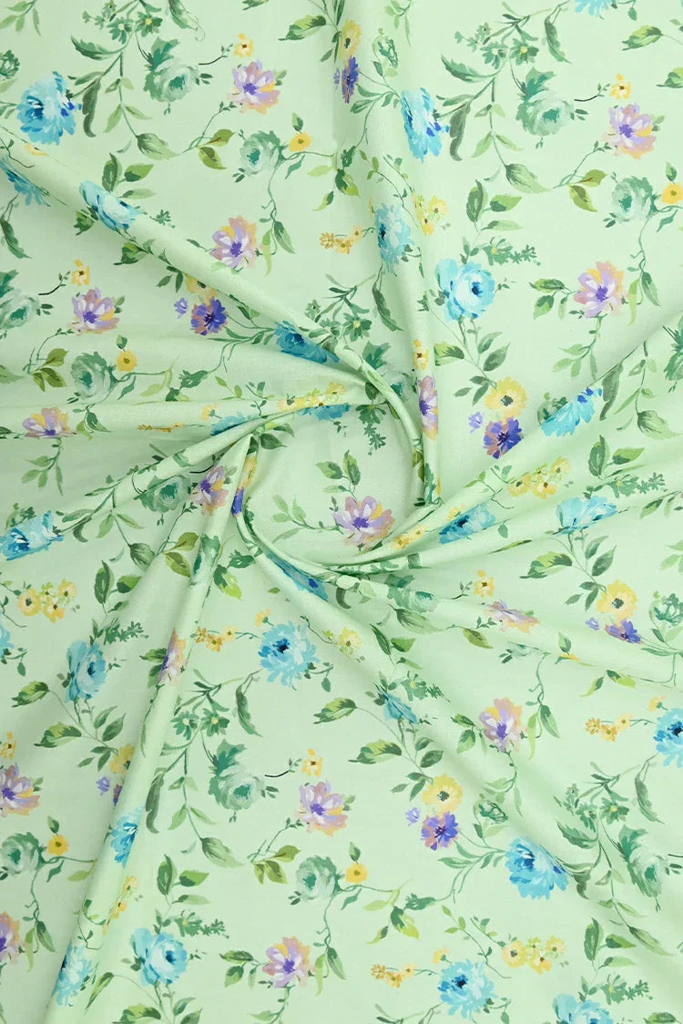 1-PC Unstitched Printed Cambric Kurti