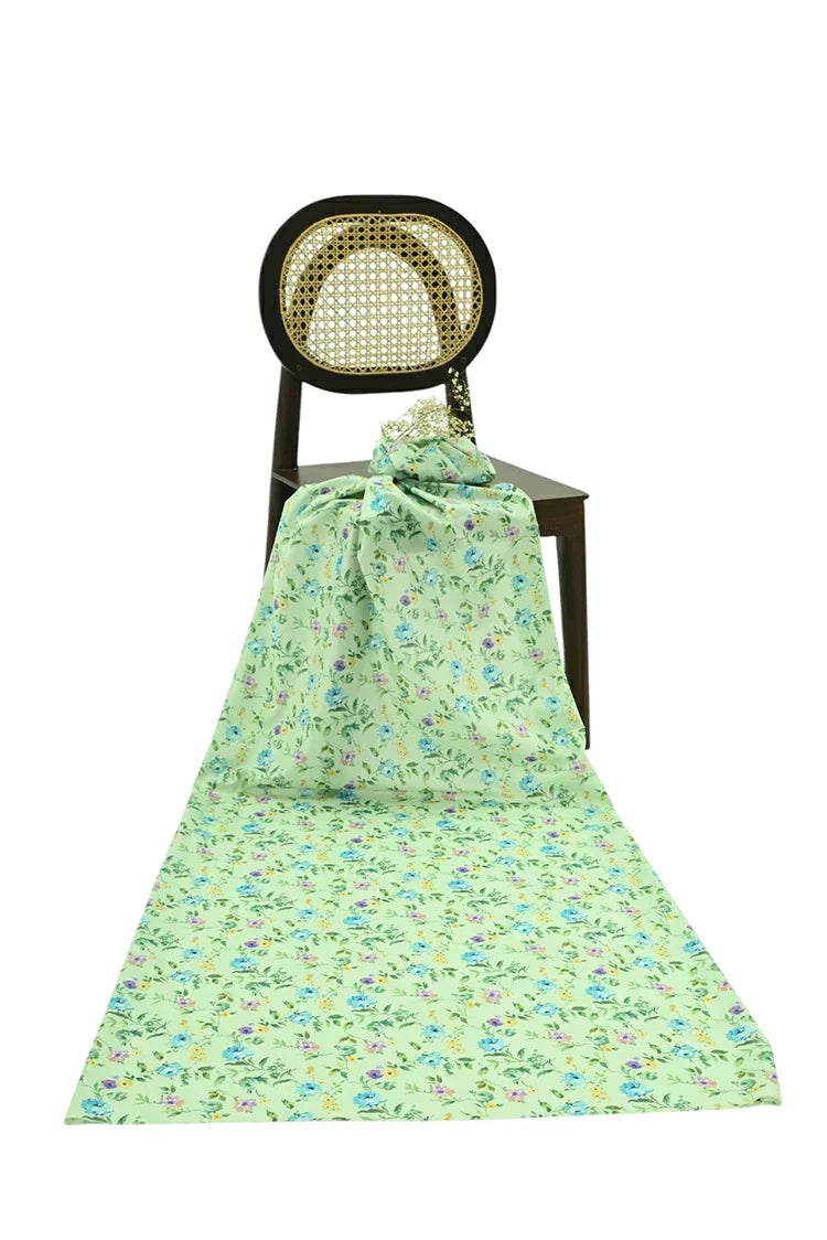 1-PC Unstitched Printed Cambric Kurti