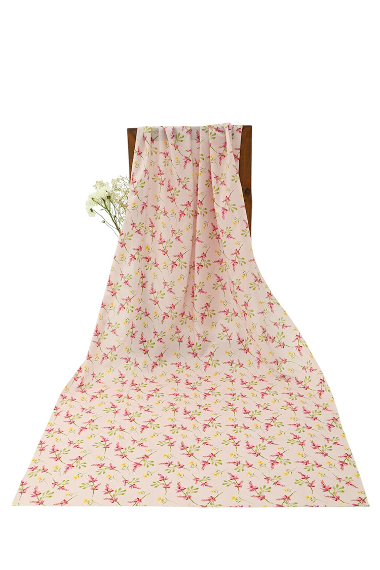 1-PC Unstitched Printed Cambric Kurti