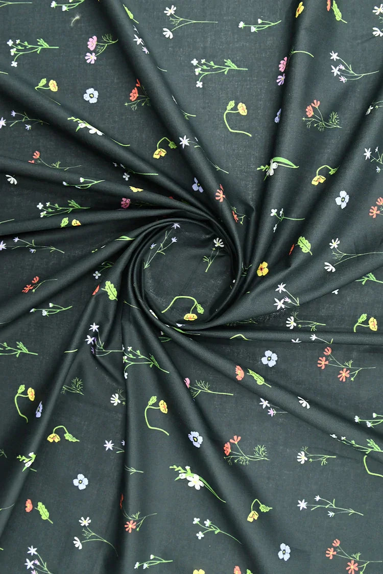 1-PC Unstitched Printed Cambric Kurti