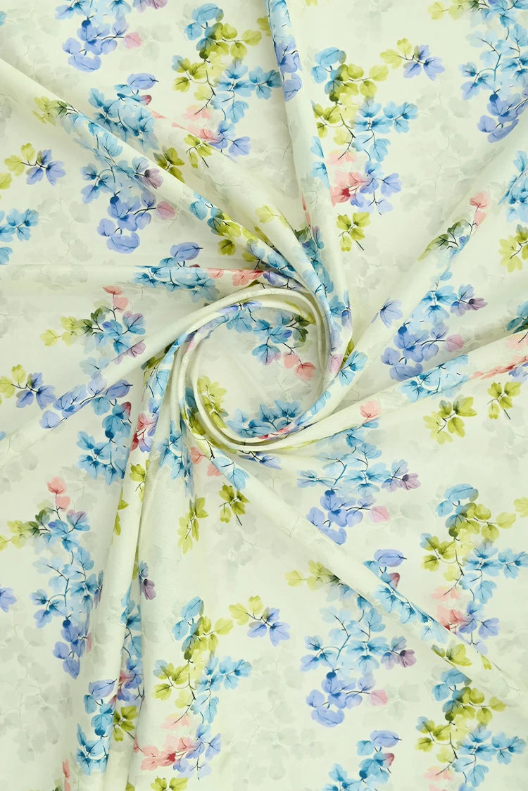 1-PC Unstitched Printed Cambric Kurti