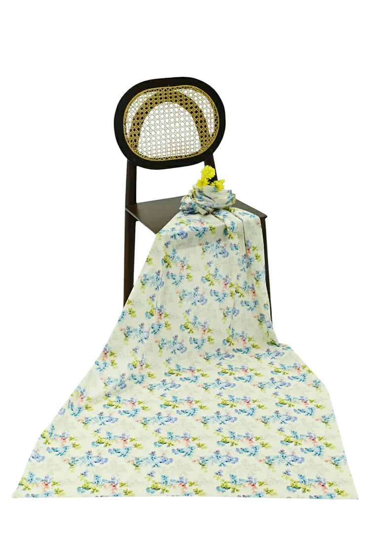 1-PC Unstitched Printed Cambric Kurti