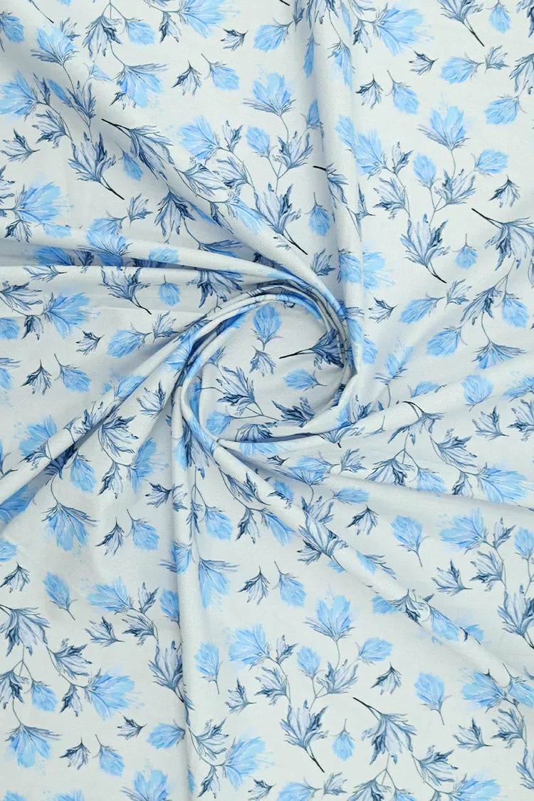 1-PC Unstitched Printed Cambric Kurti